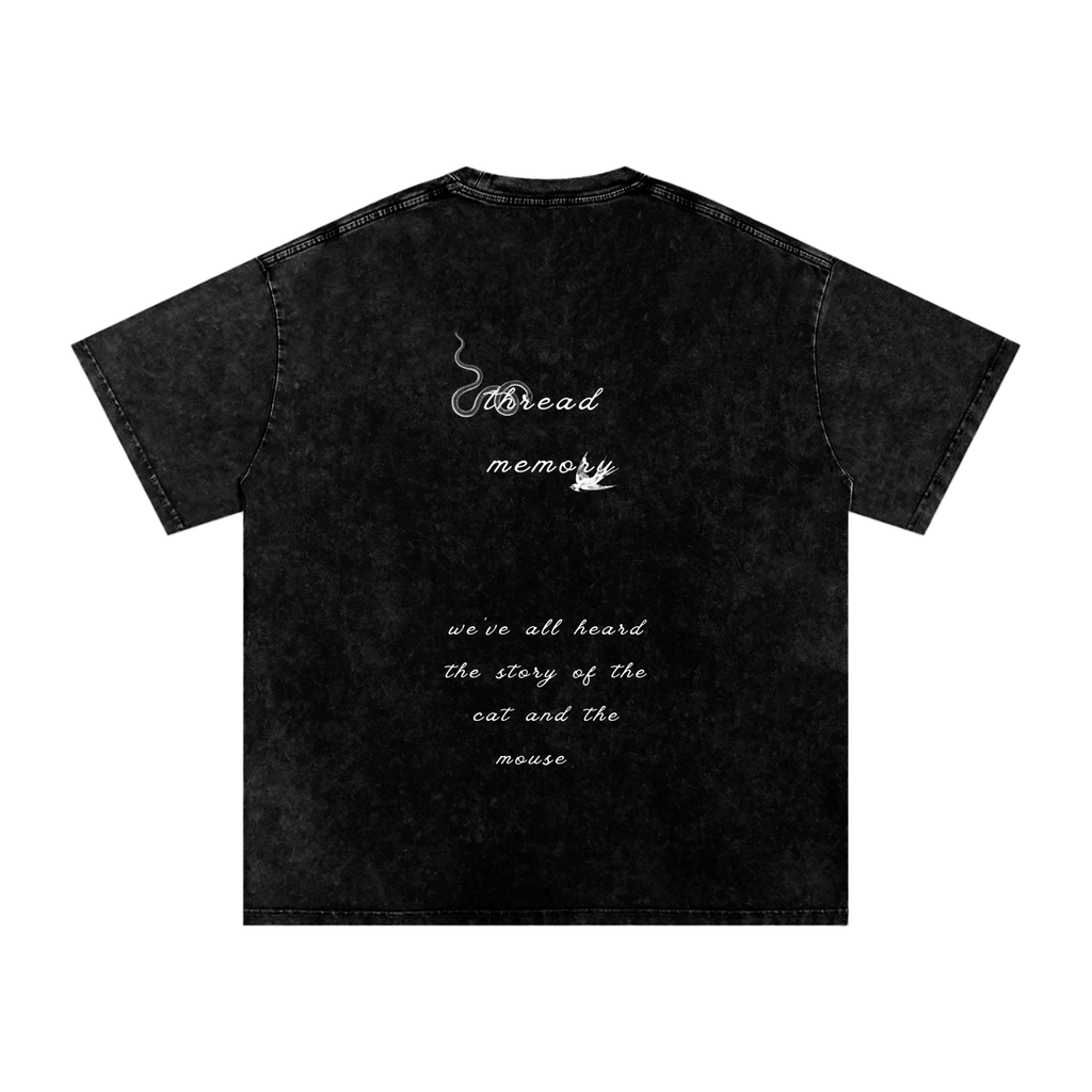 snake and bird tee